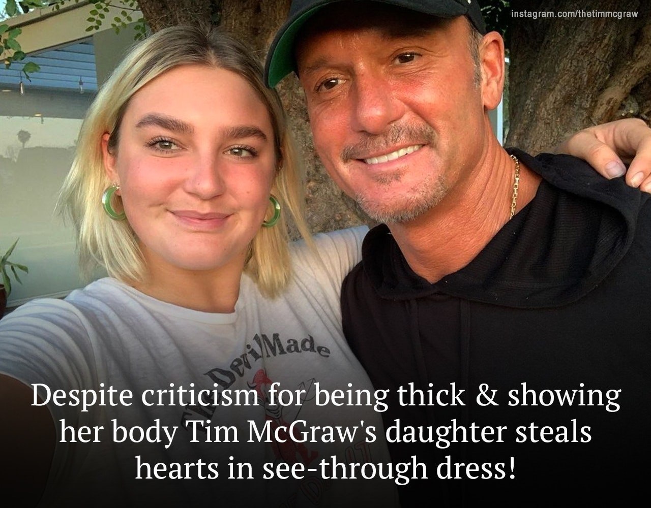 Tim McGraw’s Daughter Flaunts Curves in Pink See-through Dress after Criticism for Being Thick & Showing Her Body